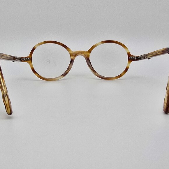 Chanel 3251 c.1413 Light Tortoise Round Eyeglasses Frame Italy 44-21-140 - Picture 4 of 15